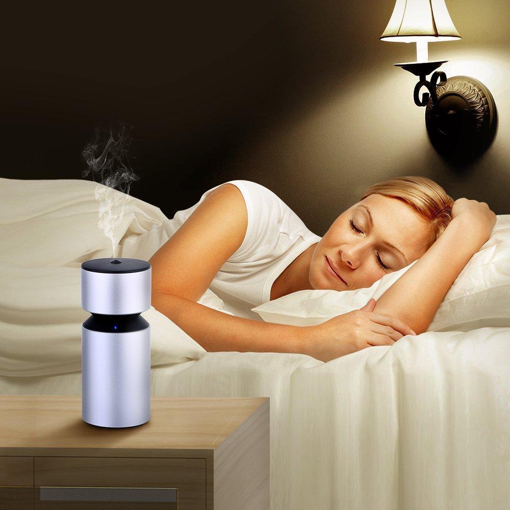 Portable USB Essential Oil Nebulizer - Rechargeable Aromatherapy Diffuser
