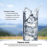 IcePure RWF0300A RFC0300A Inline Fridge Water Filter Replacement 1/4 Inch - Close-Up Angle