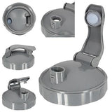 5x Fliptop Lid For Nutribullet Flip Top Fresh - 600 and 900 Model Nutri Cups - Front View