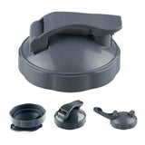 5x Fliptop Lid For Nutribullet Flip Top Fresh - 600 and 900 Model Nutri Cups - Side View