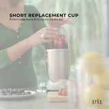 Nutribullet 18 Oz Replacement Cup for 600W & 900W Models - Short Size - Front View