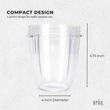 Nutribullet 18 Oz Replacement Cup for 600W & 900W Models - Short Size