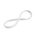 Set of 3 Replacement White Gasket Seals for Nutribullet 600W Blades and Cups - Front View