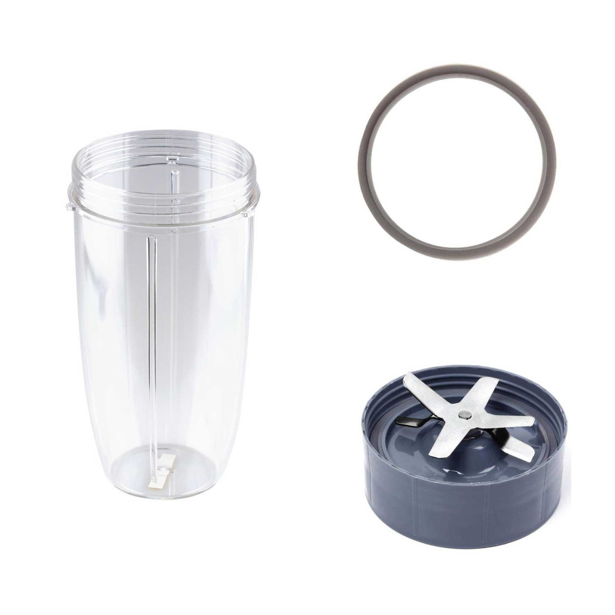 Nutribullet Premium Replacement Blade Set with Tall Cup and Grey Seal for 600/900 Models