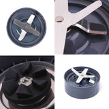 Nutribullet Premium Replacement Blade Set with Tall Cup and Grey Seal for 600/900 Models - Front View