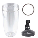 Nutribullet Colossal 32oz Cup Set with Flip Top Lid and Grey Seal for 600 & 900 Models