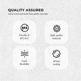 3-Pack Grey Gasket Seals for Nutribullet Blades - Compatible with 600W, 900W, and 1200W Models - Top-Down View