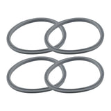 4-Pack Grey Gasket Seal Rings for Nutribullet 600W, 900W, and 1200W Models