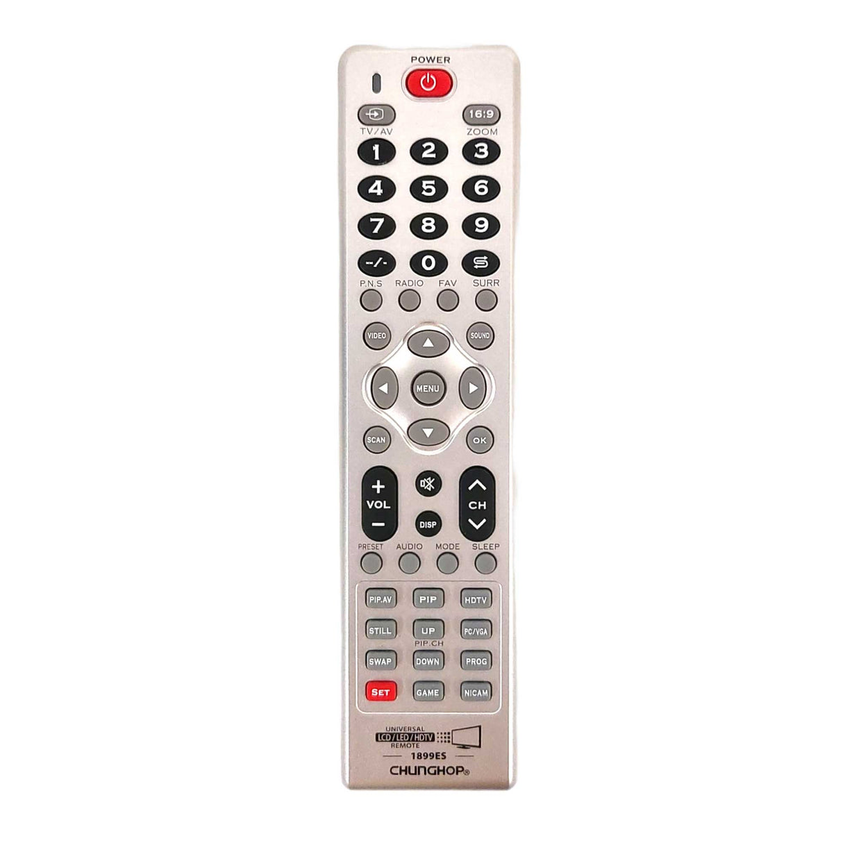 Chunghop TV Remote Control Compatible with Chuangjia Conro Dongda Hkc LCD HD