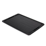 Fast Defrosting Meat Tray FDA Approved Large Miracle Aluminium Thawing Plate - Front View