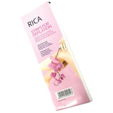 100x Pre-Cut Strips Pack - 70gsm Non Woven Disposable Cut Waxing Papers - Front View