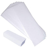 100x Pre-Cut Strips Pack - 70gsm Non Woven Disposable Cut Waxing Papers - Side View