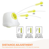 Hyper Fetch Maxi Dog Ball Thrower - Large Interactive Pet Toy Launcher - Close-Up Angle