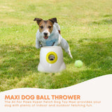 Hyper Fetch Maxi Dog Ball Thrower - Large Interactive Pet Toy Launcher - Low Angle