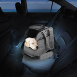 Pet Carry Travel Bag - Dog Puppy Carrier Sack Tote Shoulder Handbag All For Paws - Front View