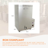 70L Electric Chicken Scalder Machine - Stainless Steel Poultry Turkey Scalding - Rear View