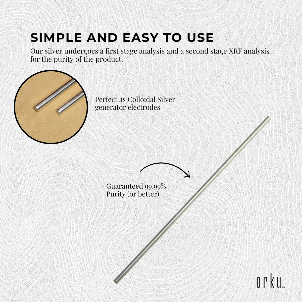2x 7 Silver Rods 12 Gauge 99.99% High Purity Fine Soft Wire Colloidal Electrode