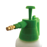 1L Hand Held Pressure Sprayer - Plastic Pump For Weed Garden - Portable Bottle - Side View