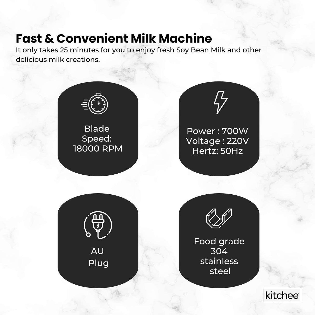 Automatic Soy Milk and Nut Blender Machine - Multifunctional Electric Maker for Fresh Milk and Soups