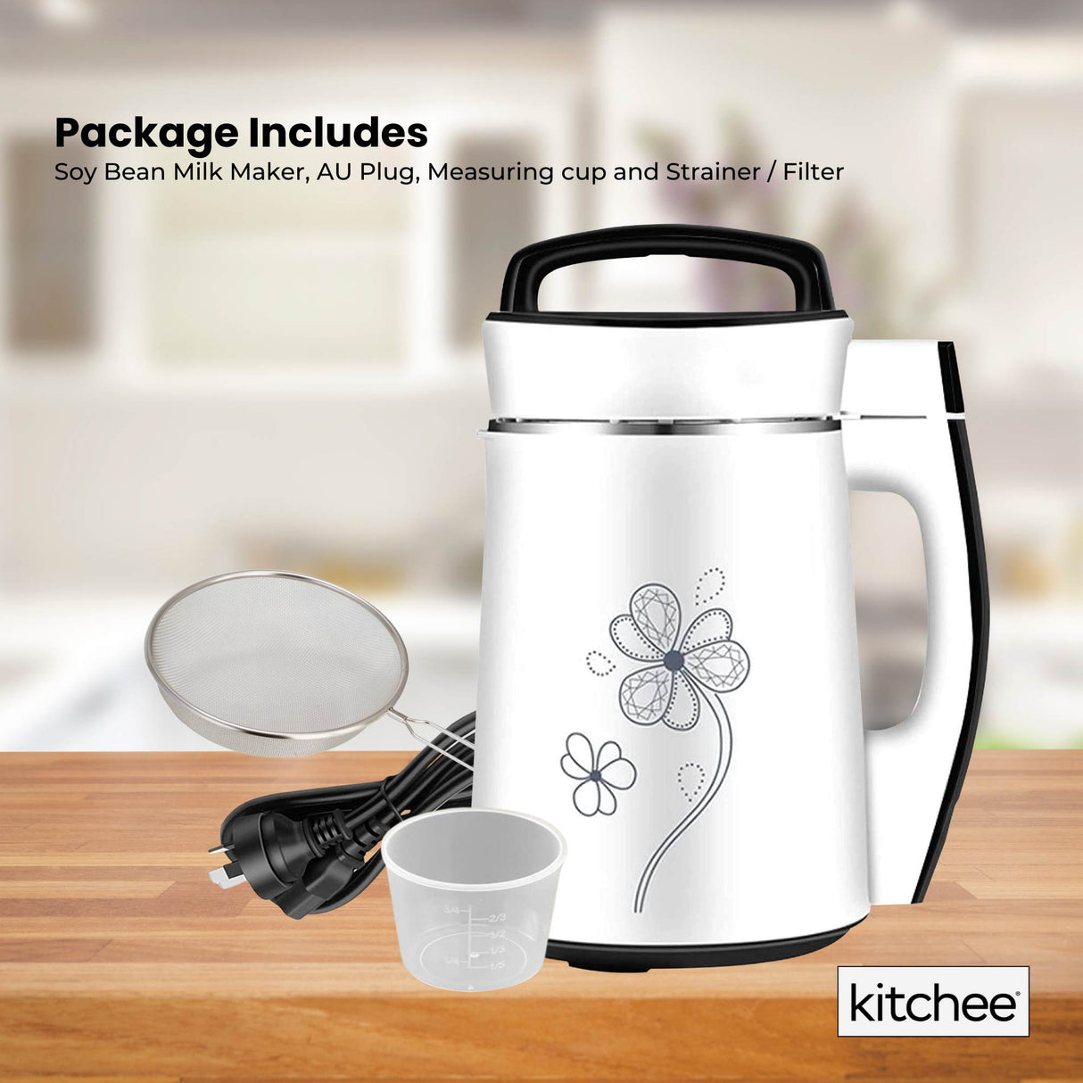 Automatic Soy Milk and Nut Blender Machine - Multifunctional Electric Maker for Fresh Milk and Soups