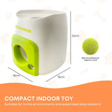AFP Interactive Treat Reward Dog Toy - Enrichment Play Ball Drop Snack Dispenser - 45-Degree Angle
