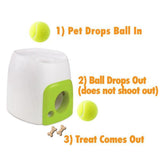 Fetch N Treat Dog Toy - Interactive Ball Roll and Reward Pet Play - All For Paws - Front View