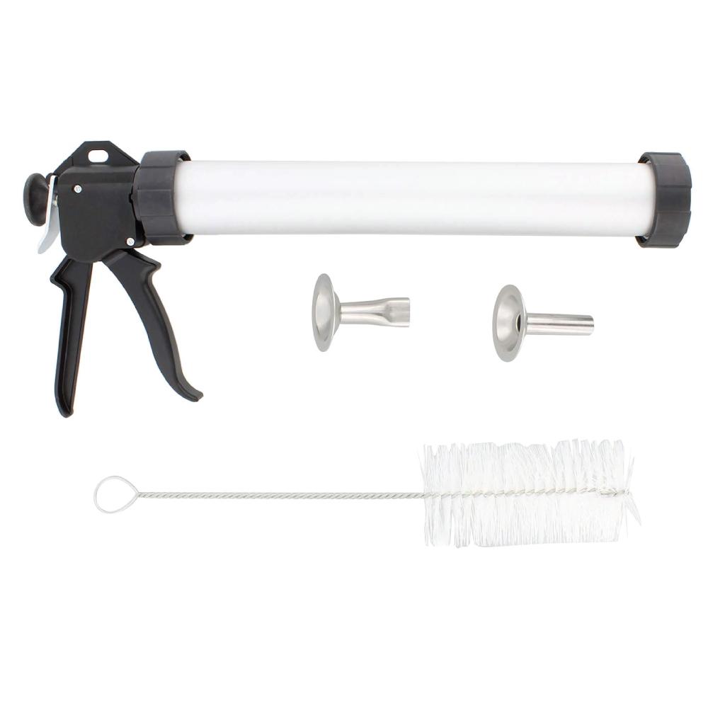 15 Beef Jerky Gun Food Grade Aluminium - Homemade Sausage Making Cannon Kit