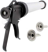 15 Beef Jerky Gun Food Grade Aluminium - Homemade Sausage Making Cannon Kit - Side View