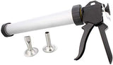 15 Beef Jerky Gun Food Grade Aluminium - Homemade Sausage Making Cannon Kit - Top-Down View