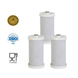 3 Pack Fridge Water Filter Cartridges RWF2300A RFC2300A For Frigidaire WF1CB Kenmore - Front View