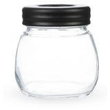 Coffee Bean Grinder - Manual Hand Stainless Ceramic Burr Core Glass Jar Nut Mill - Top-Down View