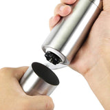 Coffee Bean Grinder - Stainless Steel Ceramic Burr Manual Hand Crank Nut Mill - 45-Degree Angle