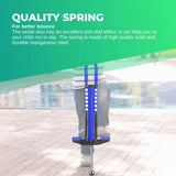 Social Hike Blue Pogo Stick - Kids Jumping Jackhammer Exercise Hopper Toy - Low Angle