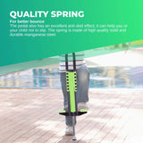 Social Hike Green Pogo Stick - Kids Jumping Jackhammer Exercise Hopper Toy - Low Angle