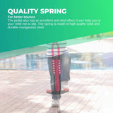 Social Hike Red Pogo Stick - Kids Jumping Jackhammer Exercise Hopper Toy - Low Angle