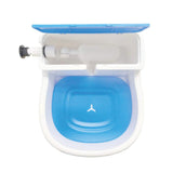 Auto Filling Dog Drinking Water Fountain - Outdoor Automatic Pet Drinking Bowl - Top-Down View