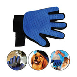 2in1 Pet Deshedding and Massage Glove - Dog or Cat Hair Grooming Right Hand Mitt - Front View