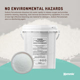 1.3Kg Sodium Percarbonate Tub - Eco Laundry Cleaner Brew Sanitiser Oxygen Bleach - Top-Down View