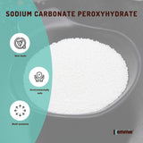5Kg Sodium Percarbonate Tub - Eco Laundry Cleaner Brew Sanitiser Oxygen Bleach - Side View