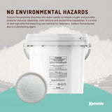 5Kg Sodium Percarbonate Tub - Eco Laundry Cleaner Brew Sanitiser Oxygen Bleach - Top-Down View