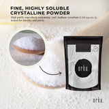 Orku 100g Sodium Ascorbate - High Purity Soluble Crystalline Powder Ingredient - Rear View