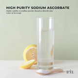 Orku 100g Sodium Ascorbate - High Purity Soluble Crystalline Powder Ingredient - Low Angle