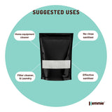 2Kg Sodium Percarbonate - Eco Laundry Cleaner Brewing Sanitiser Oxygen Bleach - Close-Up Angle