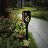 51 LED Bulbs Torch Solar Garden Outdoor Flame Dancing Flickering Light Auto Lamp - Extra Image