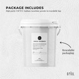 Orku 1.2Kg Sodium Ascorbate Tub - High Purity Soluble Crystalline Powder - Top-Down View