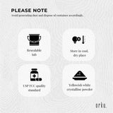 Orku 1.2Kg Sodium Ascorbate Tub - High Purity Soluble Crystalline Powder - Low Angle
