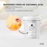Orku 1.2Kg Sodium Ascorbate Tub - High Purity Soluble Crystalline Powder - Extra Image