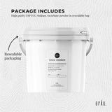 Orku 5Kg Sodium Ascorbate Tub - High Purity Soluble Crystalline Powder - Top-Down View
