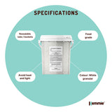 Kemmie 500g Potassium Sorbate Food Grade Granules Tub Preservative E202 Cosmetic