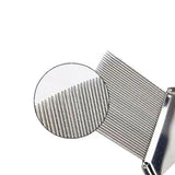 Head Lice Hair Comb - Stainless Steel - Nits Egg Flea Removal